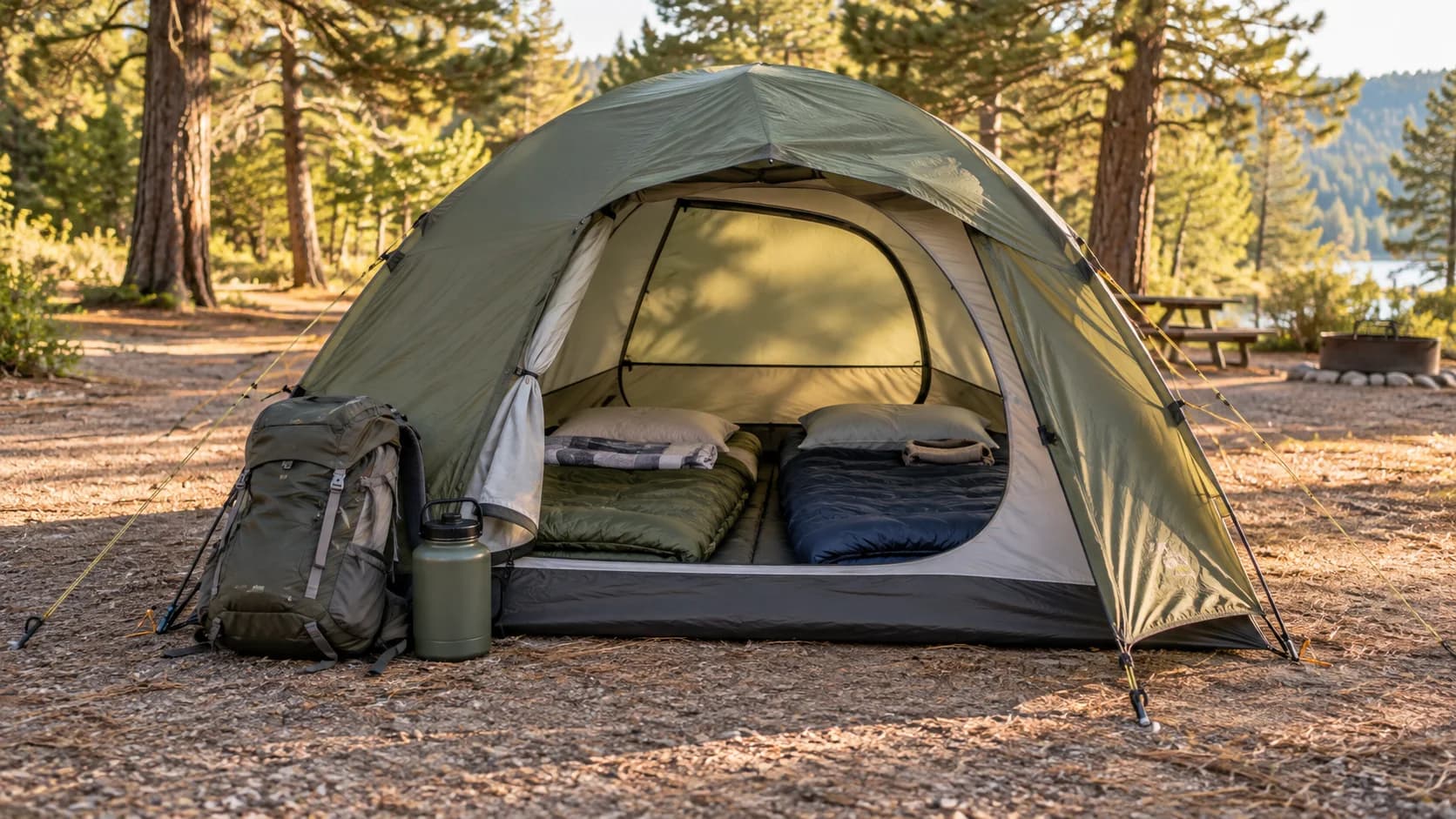 How to Set Up a Campsite for an Emergency Overnight Stay
