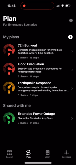 Survivalist App Demo