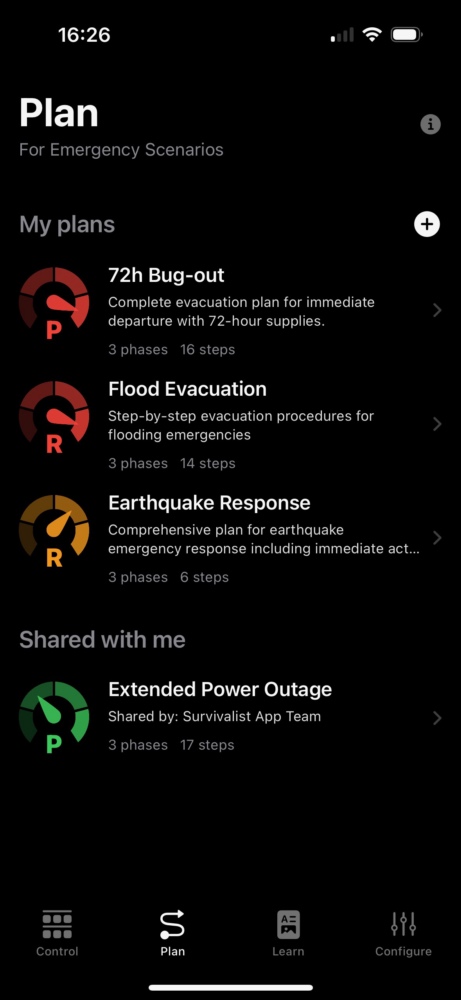 Survivalist App Preview